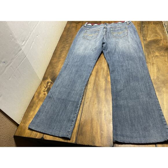 DOUBLE D RANCH Womens Size 11 Beaded Western Jeans ALTERED - Picture 2 of 12